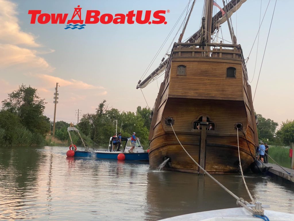 nao Santa Maria replica, towboat us, delaware city marina, delaware surf fishing , 1492, Christopher Columbus